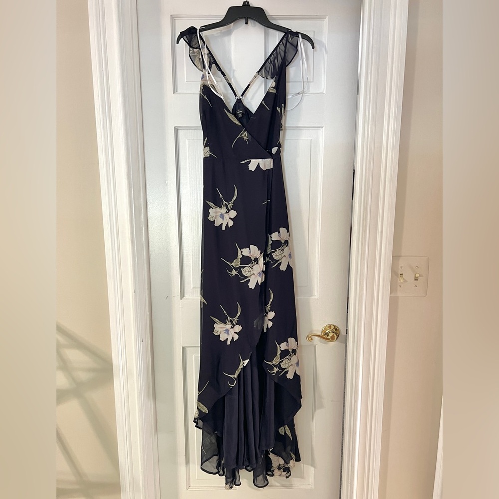 Lulus floral print wrap dress